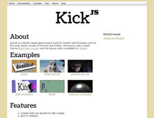 Tablet Screenshot of kickjs.org